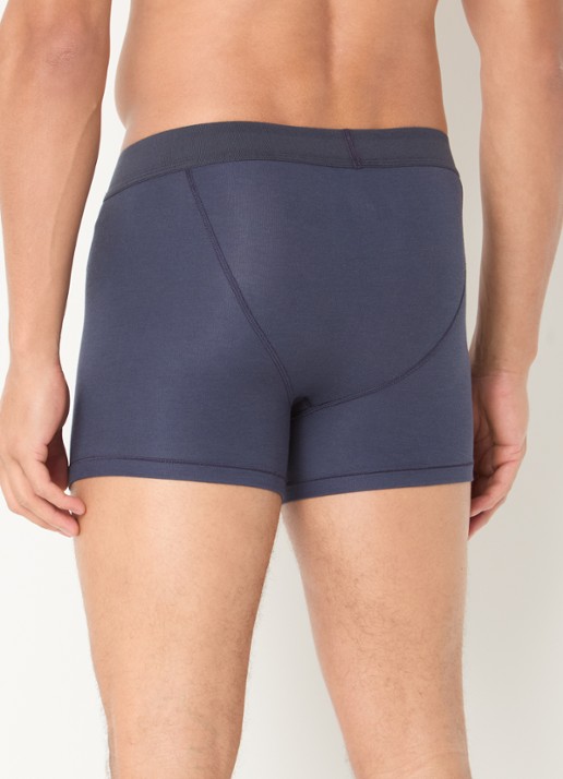 SKIMS Skims Cotton 3" boxershorts in 3-pack - achterkant 3 indigo