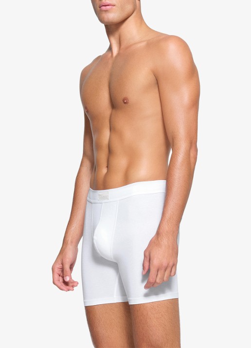 SKIMS Skims Cotton 5" boxershorts in 3-pack - detail 4 gebroken wit