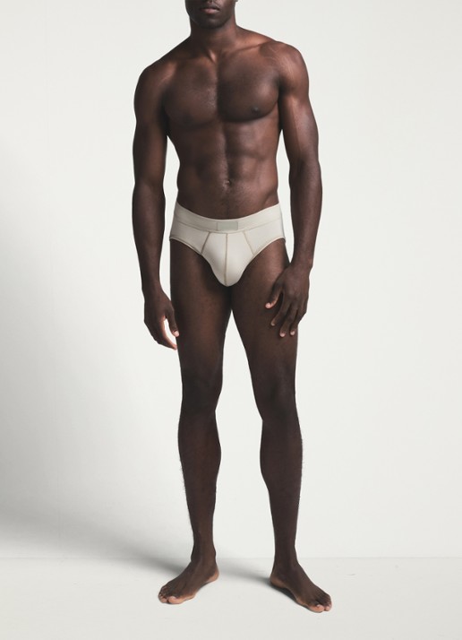 SKIMS Skims Cotton slip in 3-pack - achterkant lindegroen