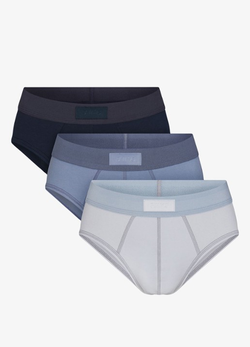 SKIMS Skims Cotton slip in 3-pack - voorkant multicolor