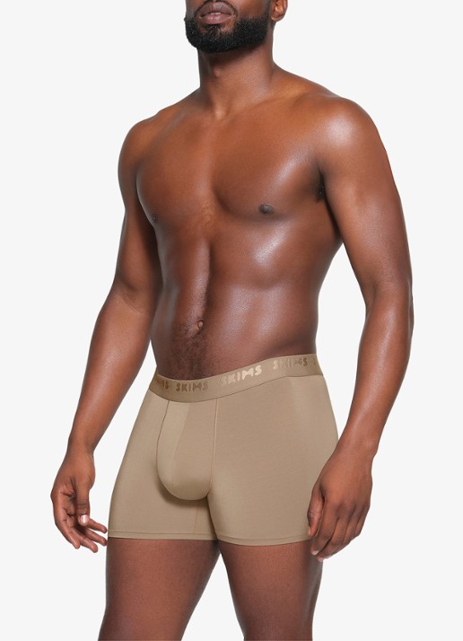 SKIMS Skims Stretch 3" boxershorts met logoband in 3-pack - detail 3 desert