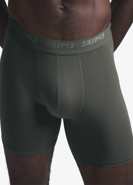 SKIMS Skims Stretch 5" boxershorts met logoband in 3-pack - detail 2 cypress