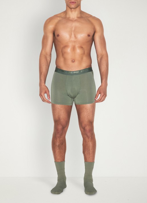 SKIMS Skims Stretch 5" boxershorts met logoband in 3-pack - detail 2 laurel multi