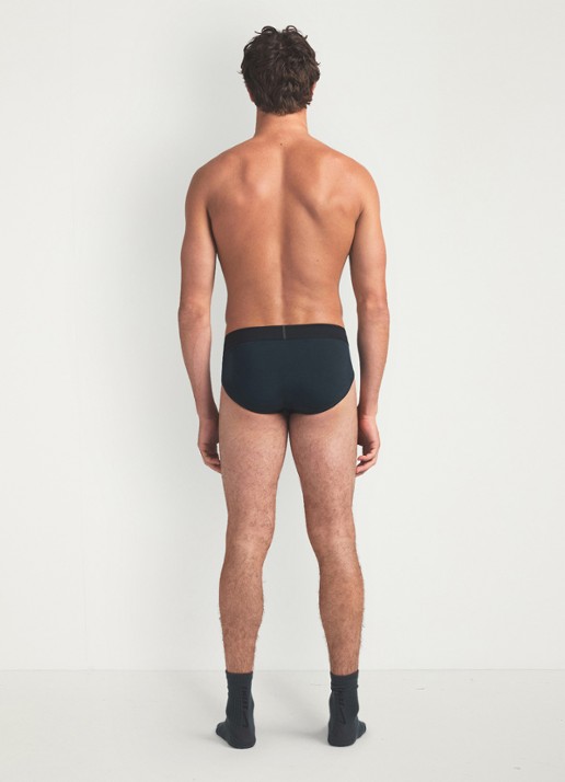 SKIMS Slip met logoband in 3-pack - achterkant grijs