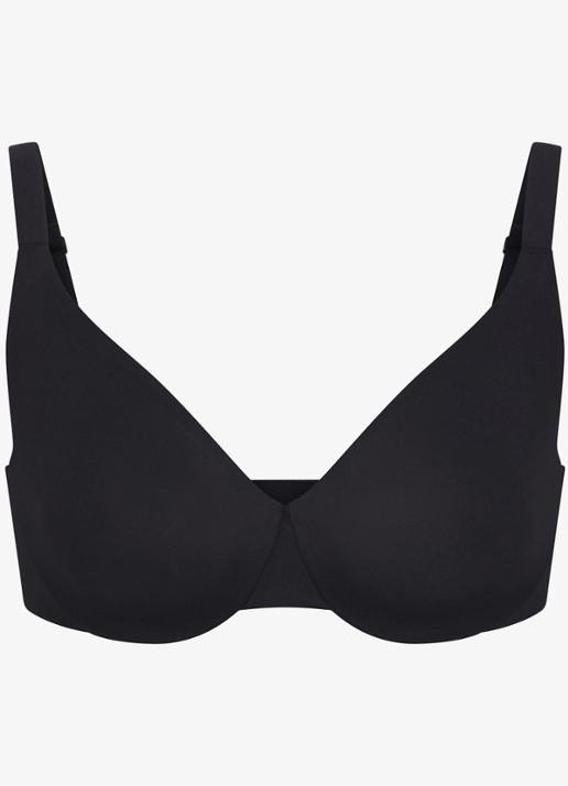 SKIMS Smoothing Intimates full coverage bh - voorkant 2 zwart