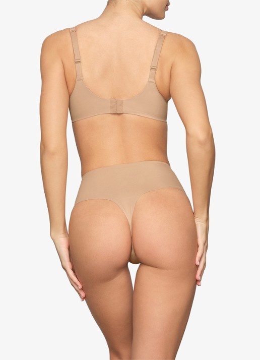 SKIMS Smoothing Intimates full coverage bh - achterkant creme