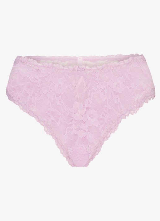 SKIMS Stretch Lace slip van kant - voorkant 3 baby pink