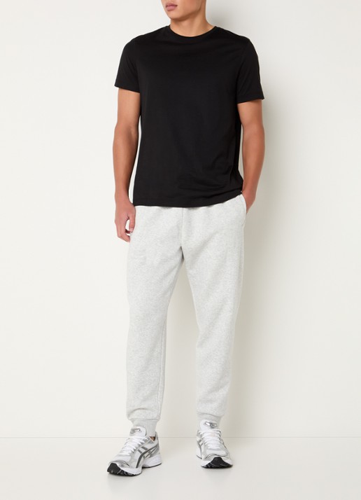 SKIMS Tapered fit joggingbroek met steekzakken - voorkant 5 light heather grey