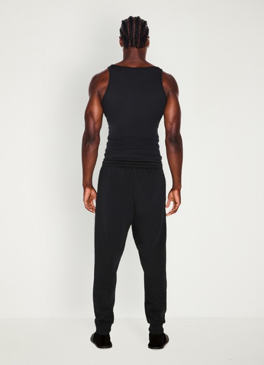 SKIMS Tapered fit joggingbroek met steekzakken - achterkant 8 washed onyx