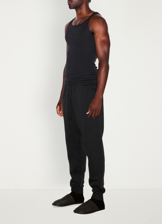SKIMS Tapered fit joggingbroek met steekzakken - detail 2 washed onyx