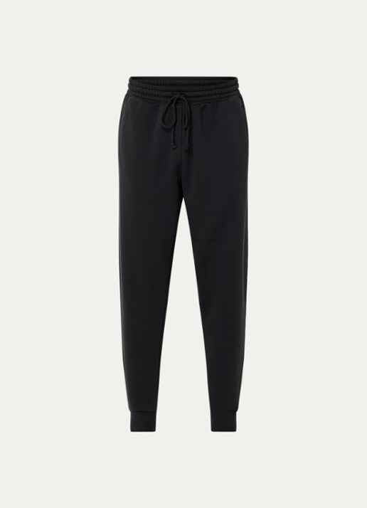 SKIMS Tapered fit joggingbroek met steekzakken - voorkant 6 washed onyx