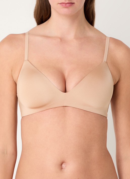 SKIMS Wireless Form voorgevormde plunge bh zonder beugel - detail 3 beige