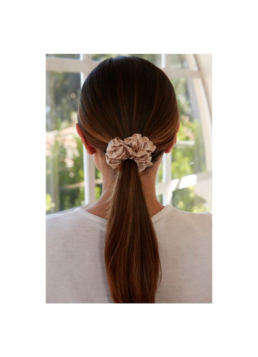 slip Silk Scrunchies large haarelastiek van zijde set van 3 - detail 2 undefined