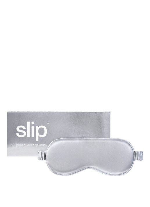 slip Silk Sleep Mask - slaapmasker van zijde - voorkant 4 grijs