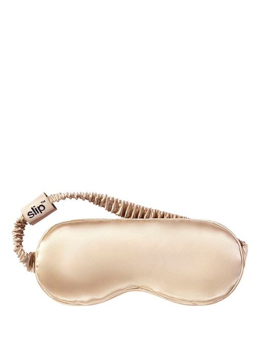 slip Silk Sleep Mask - slaapmasker van zijde - voorkant beige