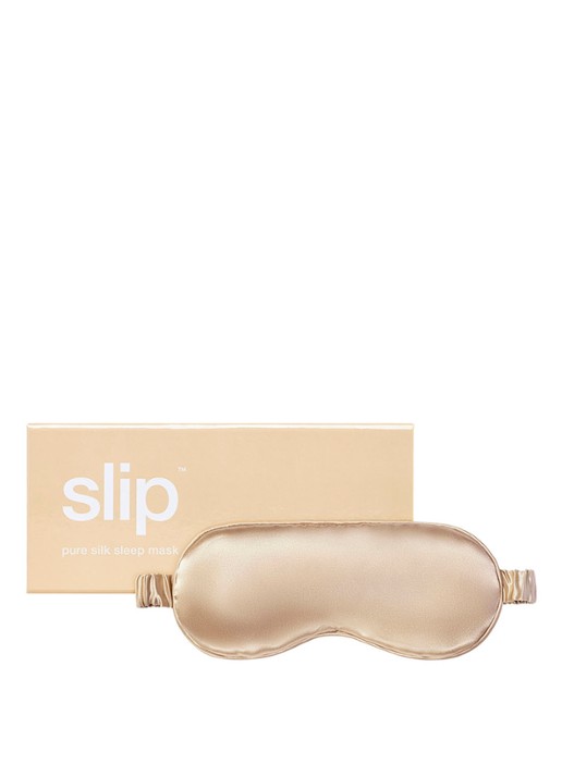 slip Silk Sleep Mask - slaapmasker van zijde - voorkant 2 beige