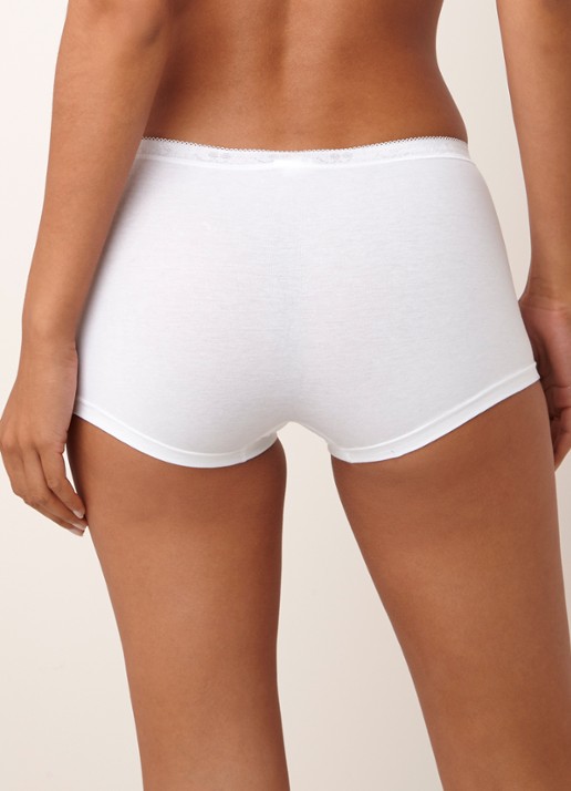 Sloggi Basic midi shorts - achterkant wit