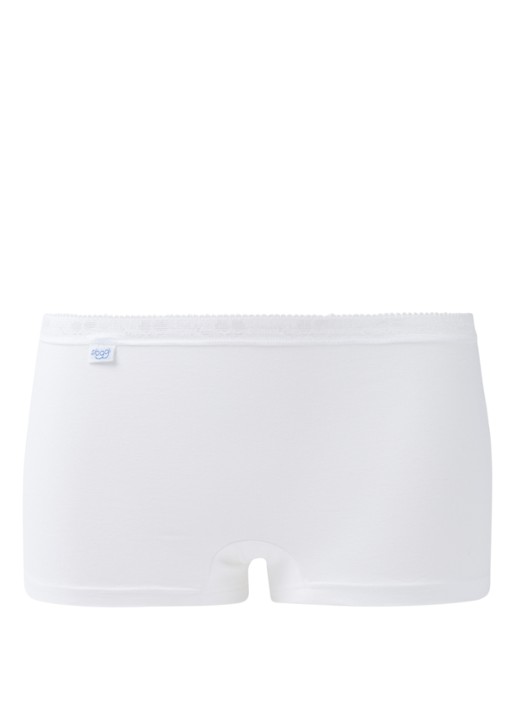 Sloggi Basic midi shorts - voorkant 3 wit