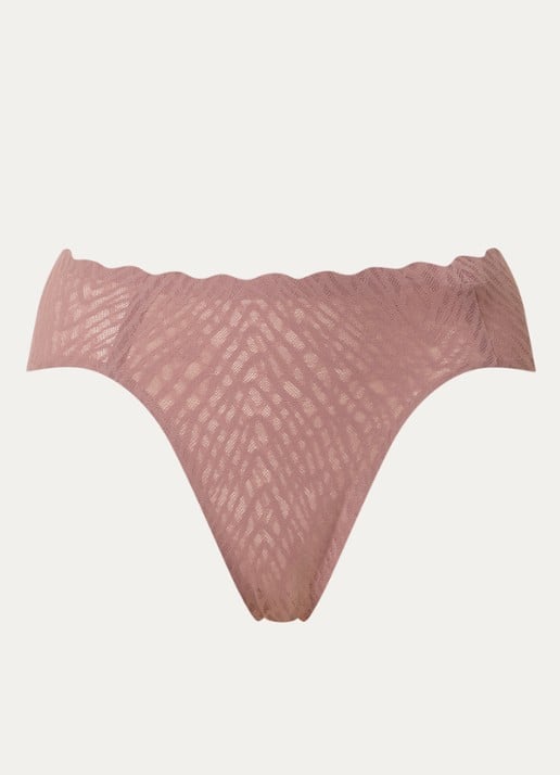 Sloggi Bliss high waisted hipster met opengewerkt dessin