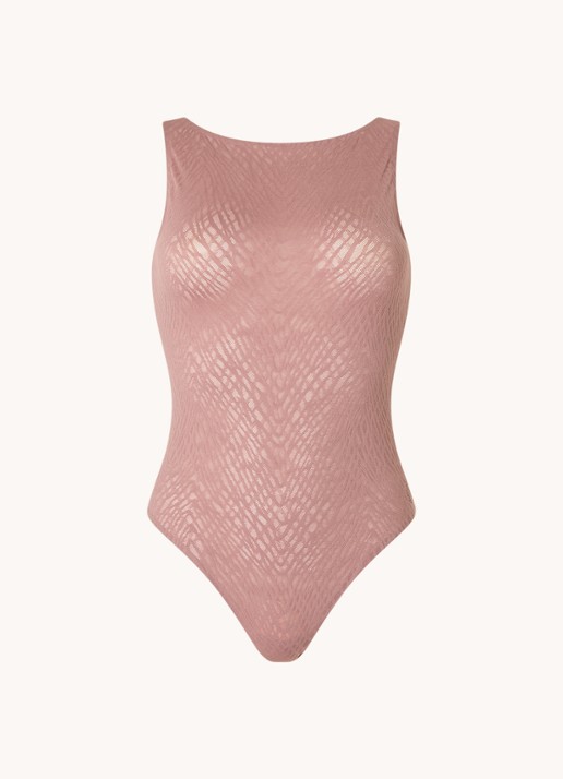 Sloggi Bliss naadloze body  - voorkant oudroze