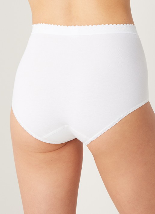Sloggi Control maxi tailleslip - achterkant wit