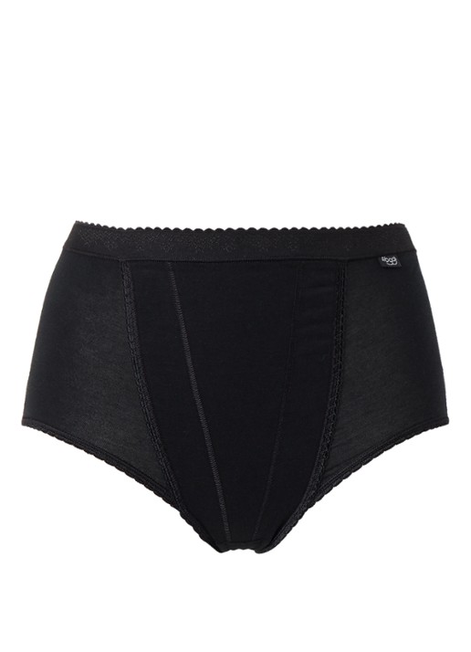 Sloggi Control maxi tailleslip - voorkant zwart