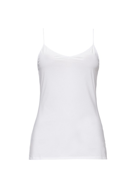 Sloggi EverNew singlet met spaghettibandjes - voorkant 3 wit