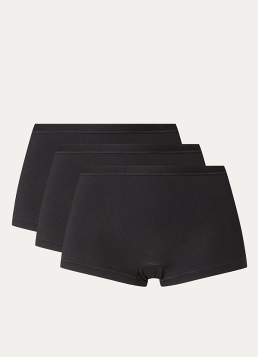 Sloggi Go Daily shorty in 3-pack - voorkant 5 zwart