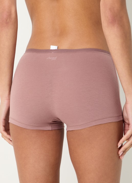 Sloggi Go Daily shorty in 3-pack - achterkant 6 oudroze