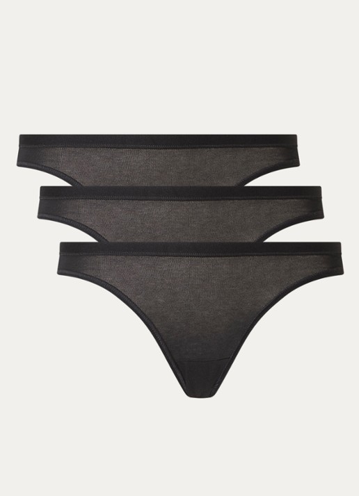 Sloggi Go Daily slip in 3-pack - voorkant 4 zwart