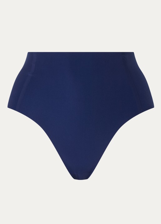 Sloggi High waisted naadloze slip - voorkant 2 donkerblauw