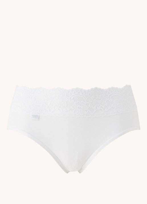 Sloggi Romance Midi slip - voorkant 3 wit