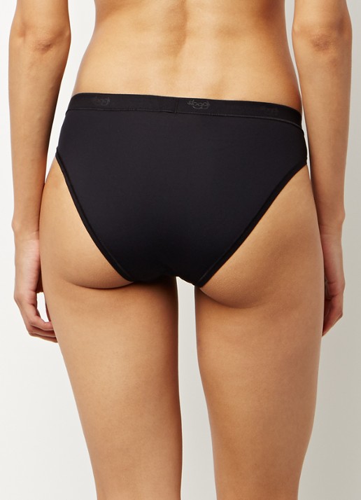 Sloggi Slip Sensual Fresh Tai - achterkant 3 zwart