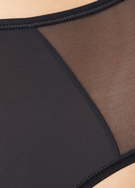Sloggi Soft ADAPT high waisted hipster met mesh - detail 3 zwart