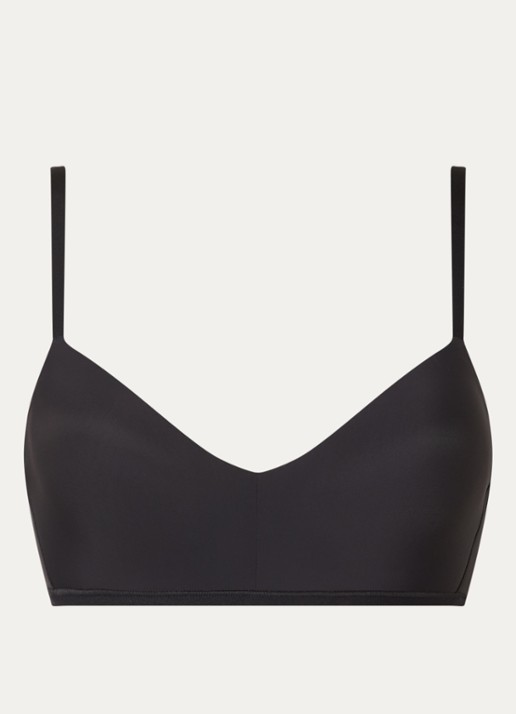 Sloggi Soft ADAPT voorgevormde bralette met mesh - voorkant zwart
