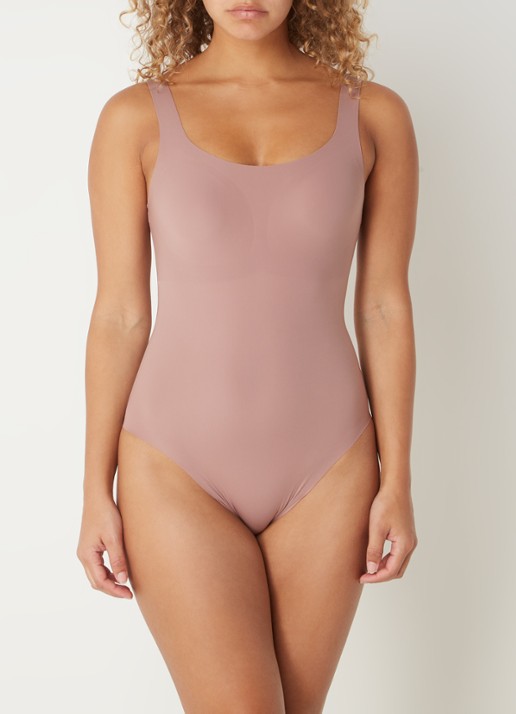 Sloggi Zero Feel 2.0 naadloze body met uitneembare vulling - voorkant 4 oudroze