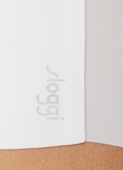 Sloggi Zero Feel 2.0 naadloze crop top met uitneembare vulling - detail 5 gebroken wit