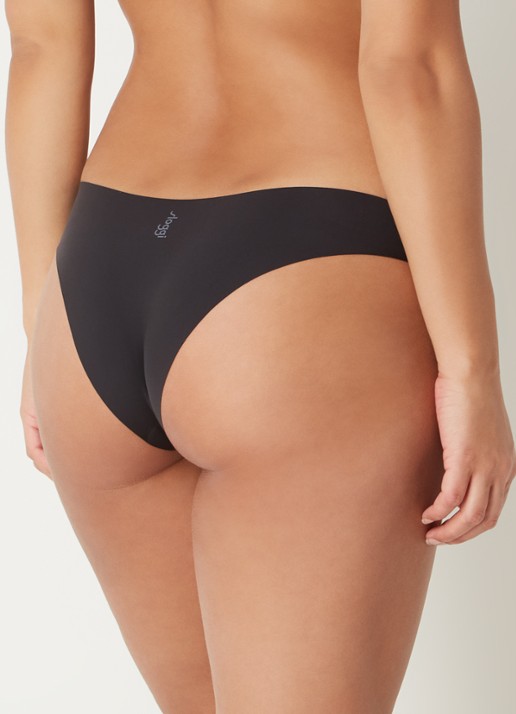 Sloggi Zero Feel 2.0 naadloze tanga - achterkant 3 zwart