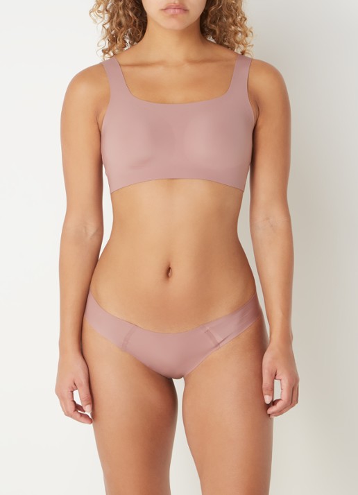 Sloggi Zero Feel 2.0 naadloze tanga - voorkant 5 oudroze