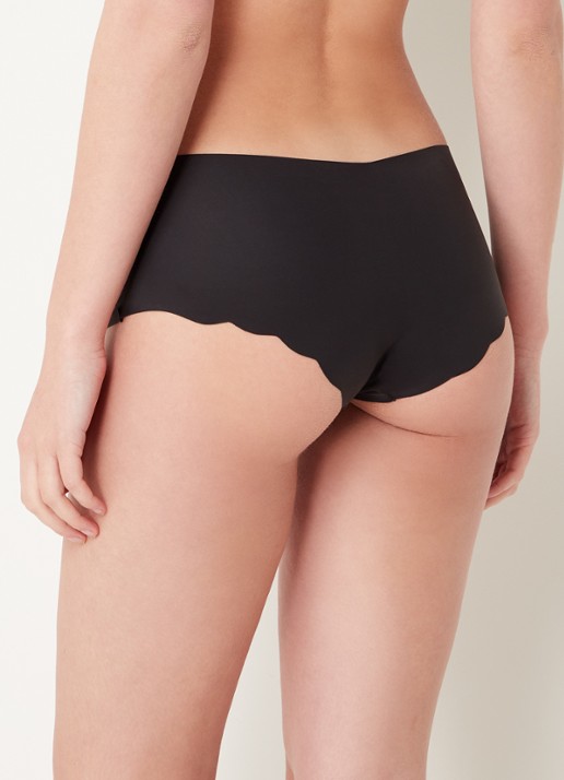 Sloggi ZERO Microfibre naadloze shorty in 2-pack - achterkant 4 zwart