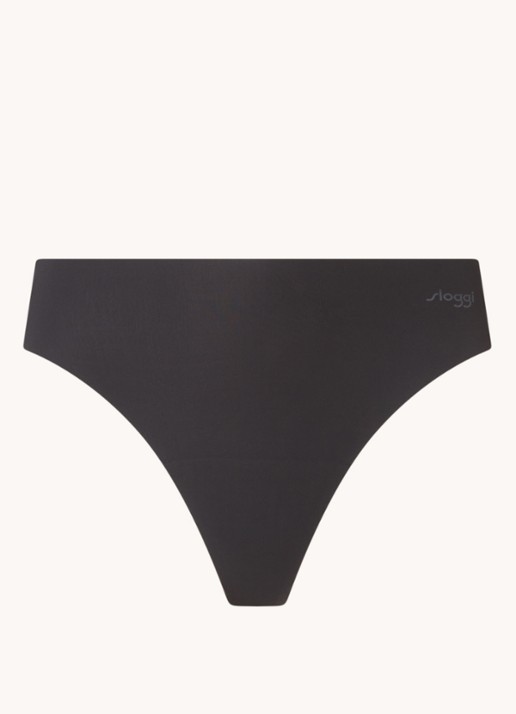 Sloggi ZERO Microfibre naadloze string - voorkant 4 zwart