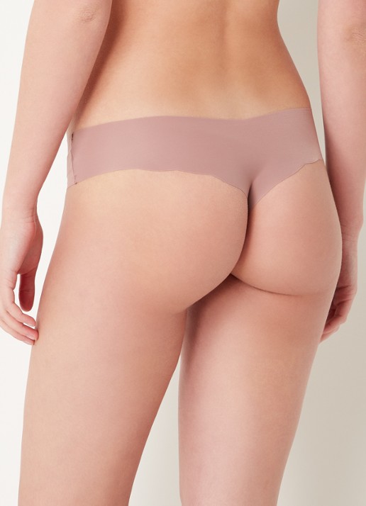Sloggi ZERO Microfibre naadloze string - achterkant 3 bruin