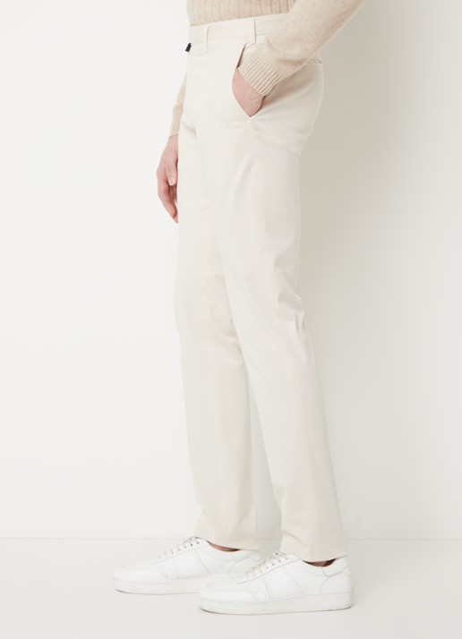 Slowear Royal Batavia slim fit chino met steekzakken - detail 2 grijs