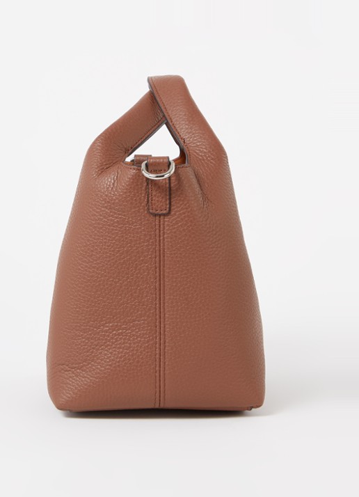 Smaak Daisy handtas van leer met uitneembaar etui - detail 4 hazelnootbruin