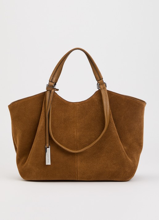 Smaak Elza shopper van suède
