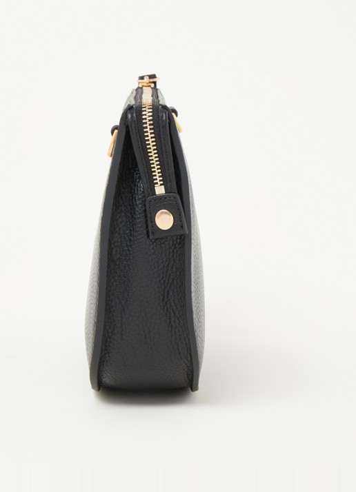 Smaak Silke crossbodytas van leer - detail 3 zwart