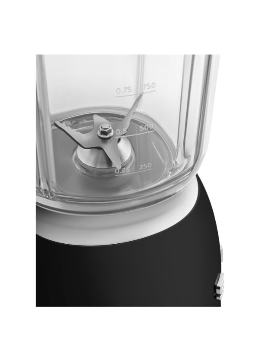 SMEG 50's Style Blender 1,5 liter BLF03BLEU - detail 2 zwart