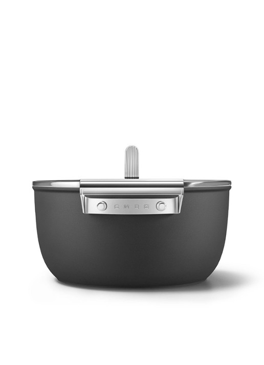 SMEG 50's Style braadpan Ø24 cm - achterkant zwart