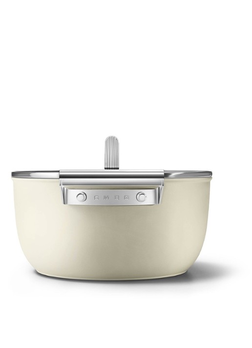 SMEG 50's Style braadpan Ø24 cm - achterkant beige
