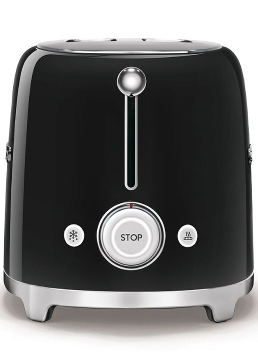 SMEG 50's Style broodrooster 2-slots extra lang TSF02BLEU - achterkant 4 zwart